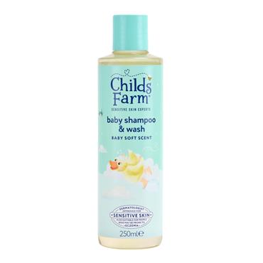 CHILDS FARM BABY SHAMPOO WASH BABY SOFT SCENT 250ML