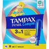 TAMPAX COMPAK PEARL REGULAR APPLICATOR TAMPONS 16S