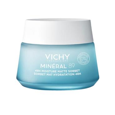 VICHY MINERAL 89 48H MOISTURE MATTE SORBET 50ML