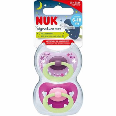 NUK SIGNATURE NIGHT SOOTHER 6.18