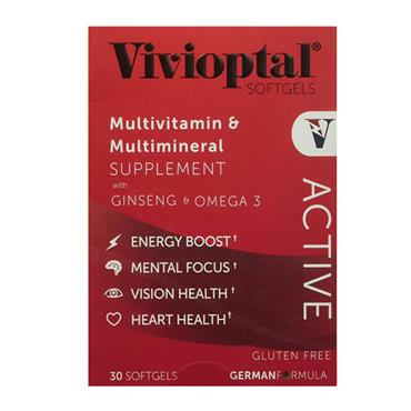 VIVIOPTAL ACTIVE MULTIVITAMIN AND MINERAL 30 CAPSULES