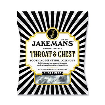 JAKEMANS THROAT & CHEST LOZENGES SUGAR FREE