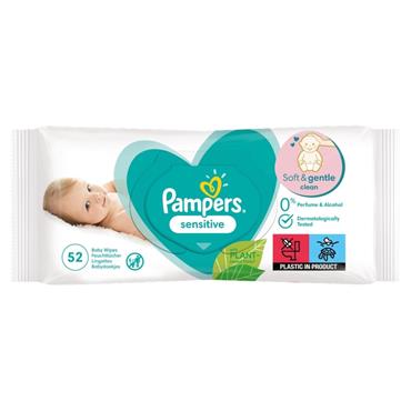 PAMPERS SENSITIVE WIPES 52PACK