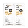 TAN ORGANIC ECO TOWELS 2PK