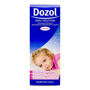 DOZOL ORAL SOLUTION SUGAR FREE 100ML