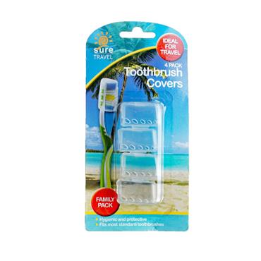 SURE TOOTHBRUSH COVERS 4S