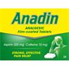 ANADIN ANALGESIC FC TABS