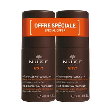 NUXE MEN 24H DEODORANT TWINPACK ROLLON 100ML