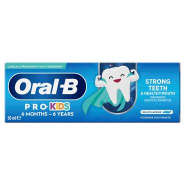 ORAL B PRO KIDS TOOTHPASTE AGE 0 6 50ML