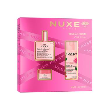 NUXE CHRISTMAS BESTSELLER FLORAL SET PINK ICONICS