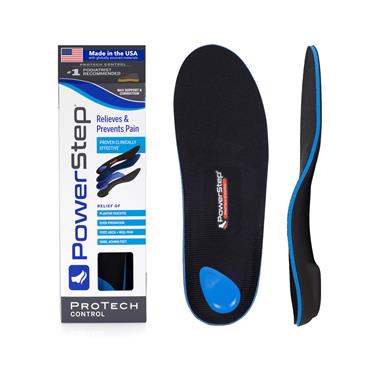 POWERSTEP PROTECH FULL LENGHT ORTHOTIC SUPPORTS SIZE 6-6.5 MENS