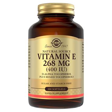 SOLGAR VITAMIN E 268MG 400IU SOFTGELS 100 E3541