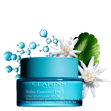 CLARINS HYDRA ESSENTIEL NORMAL TO DRY CREAM MOISTURISER 30ML