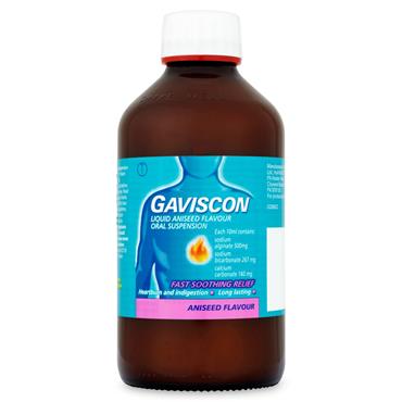 GAVISCON LIQUID ORAL SUSPENSION ANISEED 600ML