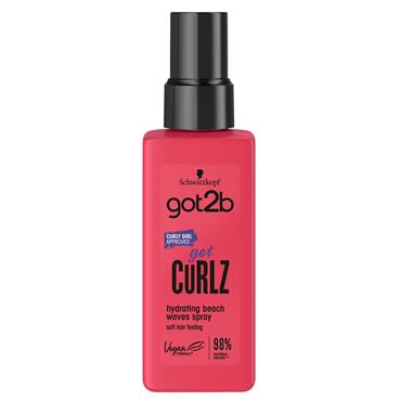 SCHWARZKOPF GOT2B GOT CURLZ HYDRATING BEACH WAVE SPRAY 150ML