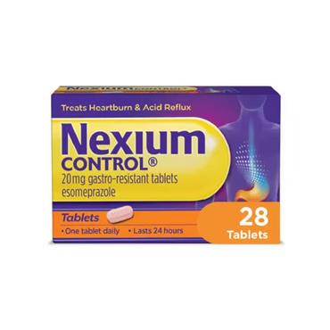 NEXIUM CONTROL GASTRO RESISTANT 20MG 28 TABLETS