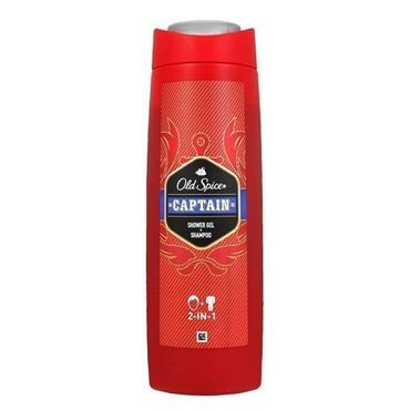 OLD SPICE CAPTAIN SHOWER GEL AND SHAMPOO 400ML