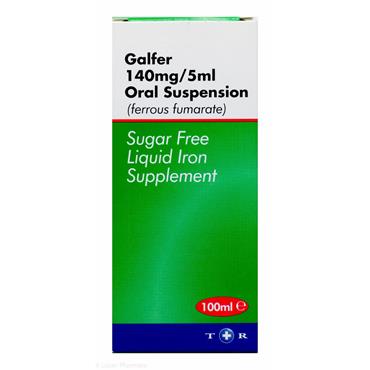 GALFER 140MG/5ML LIQUID IRON SUPPLEMENT 100ML