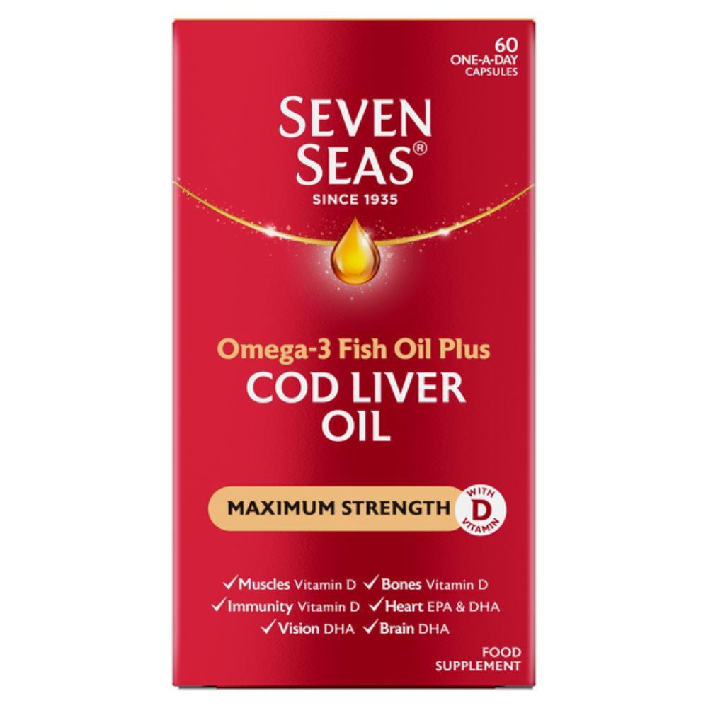Seven Seas Extra Max Strength Omega3 + Cod Liver Oil