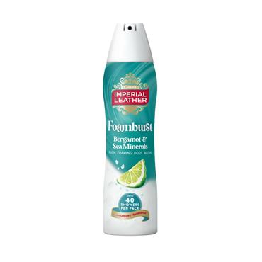IMPERIAL LEATHER FOAM BURST BERGAMOT & SEA MINERALS 200ML