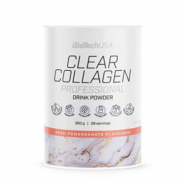 BIOTECH USA CLEAR COLLAGEN PROFESSIONAL DRINK POWDER ROSE  - POMEGRANATE FLAVOUR