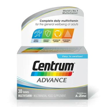 CENTRUM ADVANCE 30 TABLETS