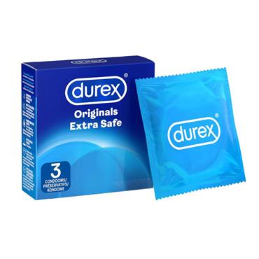 DUREX EXTRA SAFE CONDOMS 3 PACK