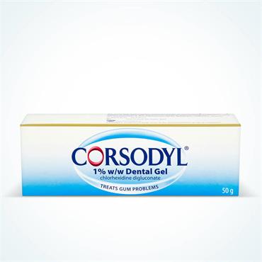 CORSODYL 1% DENTAL GEL 50G