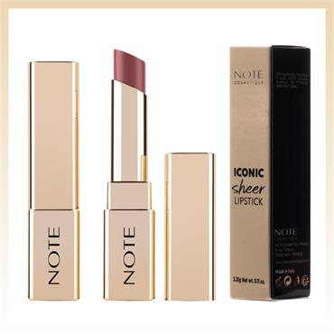 NOTE ICONIC SHEER LIPSTICK 20 ALLURING