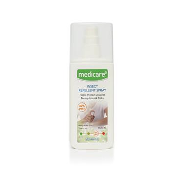 MEDICARE INSECT REPELLENT SPRAY 40% DEET 75ML