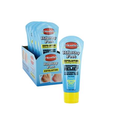 O'KEEFFE'S HEALTHY FOOT EXFOLIATING MOISTURISING CREAM 85G