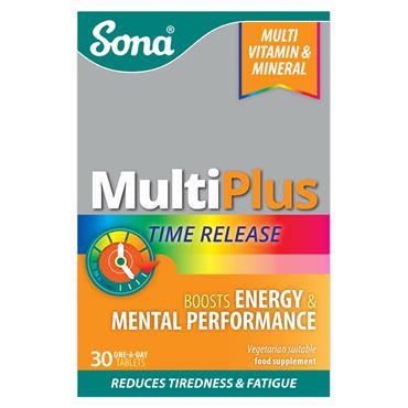 SONA MULTIPLUS TIME RELEASE MULTIVITAMIN MULTIMINERAL 30 TABS