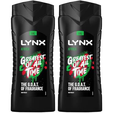 LYNX AFRICA SHOWER GEL TWIN PACK
