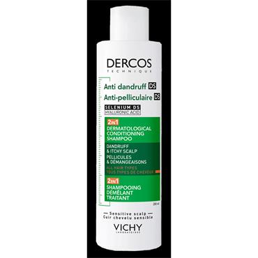 VICHY DERCOS ANTIDANDRUFF DS 2IN1 SHAMPOO & CONDITIONER 200ML