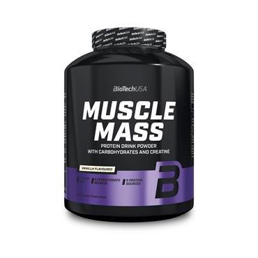 BIOTECH USA MUSCLE MASS VANILLA PROTEIN DRINK W CARBS AND CREATINE