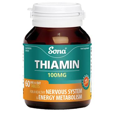 SONA THIAMIN 100MG 60 TABLETS