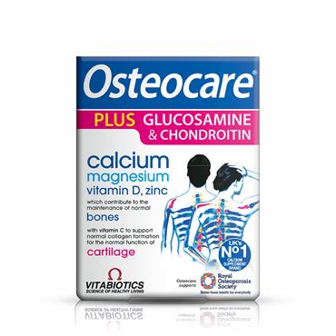 VITABIOTICS OSTEOCARE PLUS GLUCOSAMINE & CHRONDROITIN 60 TABLETS