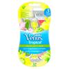 GILLETTE VENUS TROPICAL WOMENS DISPOSABLE RAZORS 3 PACK