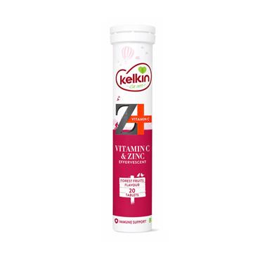 KELKIN EFF ZINC & VIT C FOREST FRUIT TABS 20'S