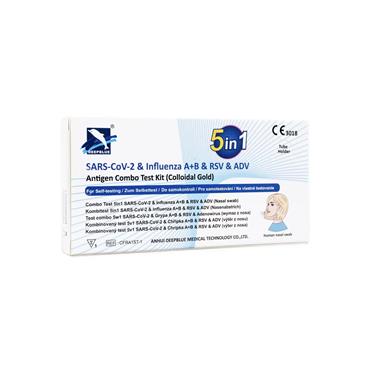 DEEPBLUE 5 IN 1 FLU TEST KIT