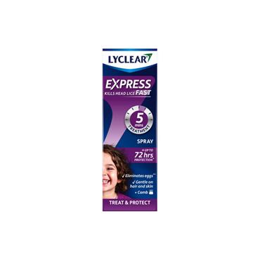 LYCLEAR EXPRESS HEAD LICE TREAT & PROTECT SPRAY 100ML