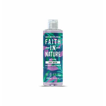 FAITH LAVENDER & GERANIUM BODY WASH 400ML
