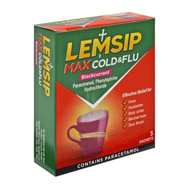 LEMSIP MAX COUGH & COLD 5 PACK