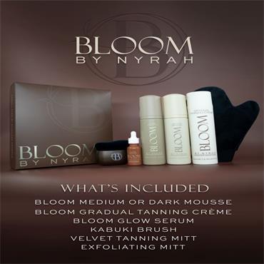 NYRAH BEAUTY BLOOM RADIANCE TANNING GIFT SET