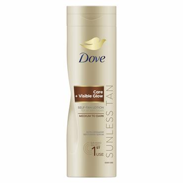 DOVE VISIBLE SUMMER GLOW NORMAL DARK 250ML