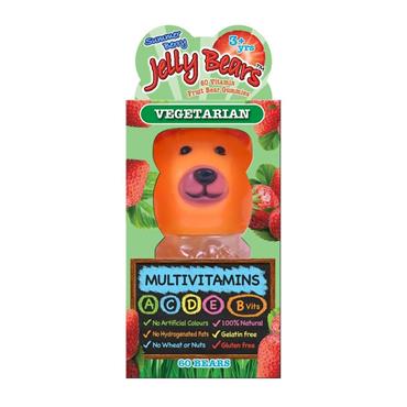 7TH HEAVEN JELLY BEARS MUTLIVITAMIN SUMMER BERRIES 60PACK JAR