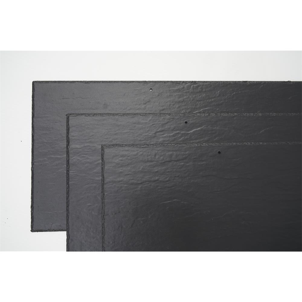 Capco Slates Capco Fibre Cement Slate Textured Riven Edge B / Black | SiG
