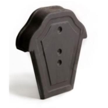 Edilians Double Ogee End Socket Piece Black