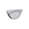 Lindab Steel Rainwater End 125 Red D