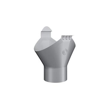 Lindab Steel Rainwater Nozzle Omv 125 75 Red D